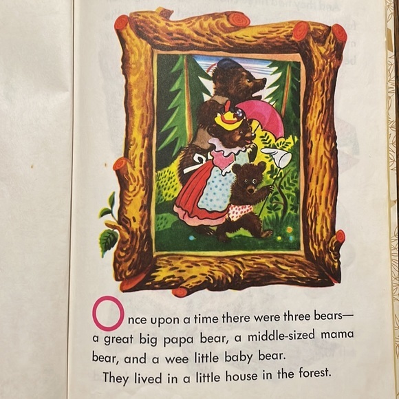 The Three Bears vintage children’s book. Little Golden Book, 1981 - Picture 6 of 8
